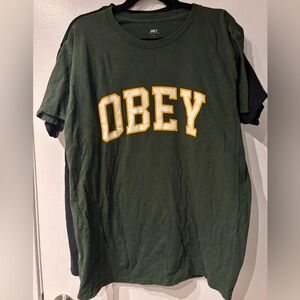 obey | green yellow | men’s large